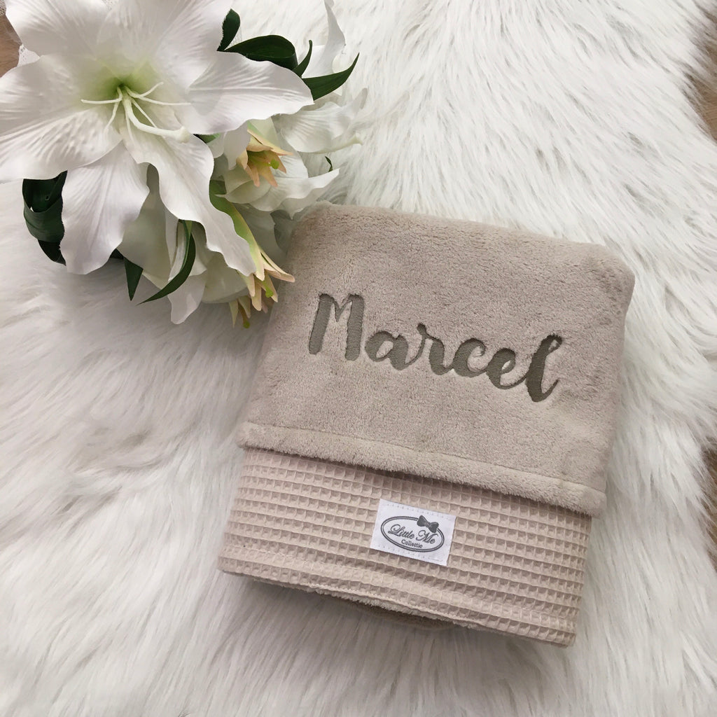 Winterdeken Warm Wafel beige