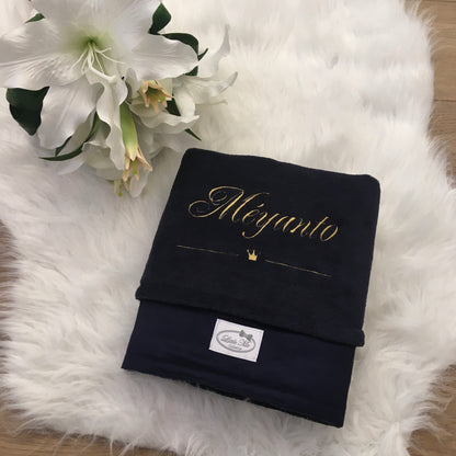 Mix and Match Warm Wafel Winterdekentje met naam | Gepersonaliseerde |