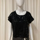 Fanny foil crop top