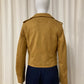Suede biker jacket