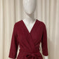 Combinaison bordeaux stripe