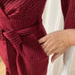 Combinaison bordeaux stripe