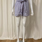 Short lila stripe C169