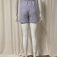 Short lila stripe C169