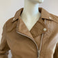 Biker jacket Camel