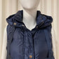 Sleeveless puffer jacket with hood Marine Blauw