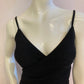 Black suspender cocktail dresses in very stretchy shiny