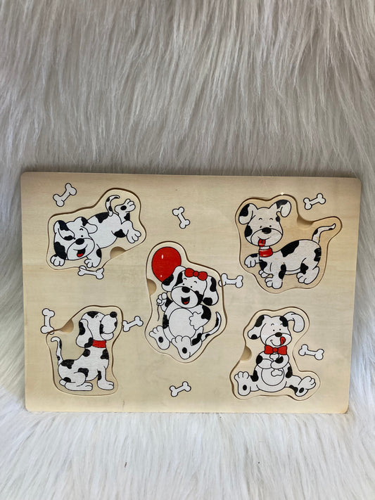 Houten puzzel hond 💸