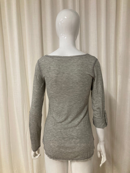 T-shirt longsleeve Anna grijs