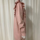 Sweater dress ruffles pink