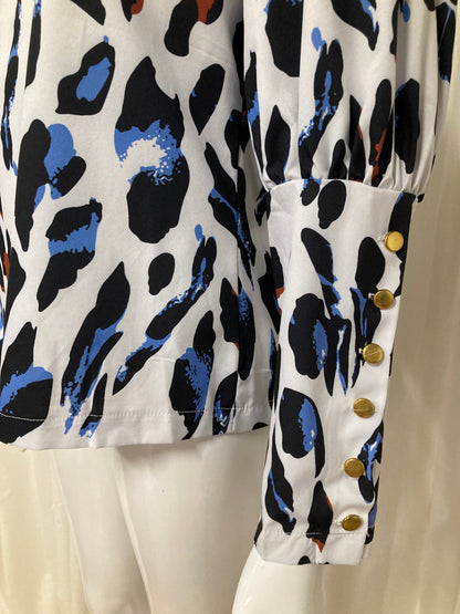 Blouse Blue panter