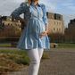 Jurk Abigail lichtblauw