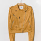Suede biker jacket