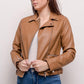 Biker jacket Camel