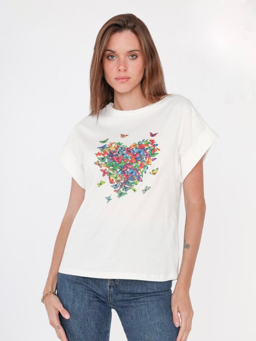 T-shirt with heart