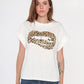 T-shirt with panter lips