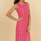 Lace dress pink