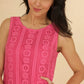 Lace dress pink