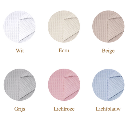 Babycape warm wafel grijs