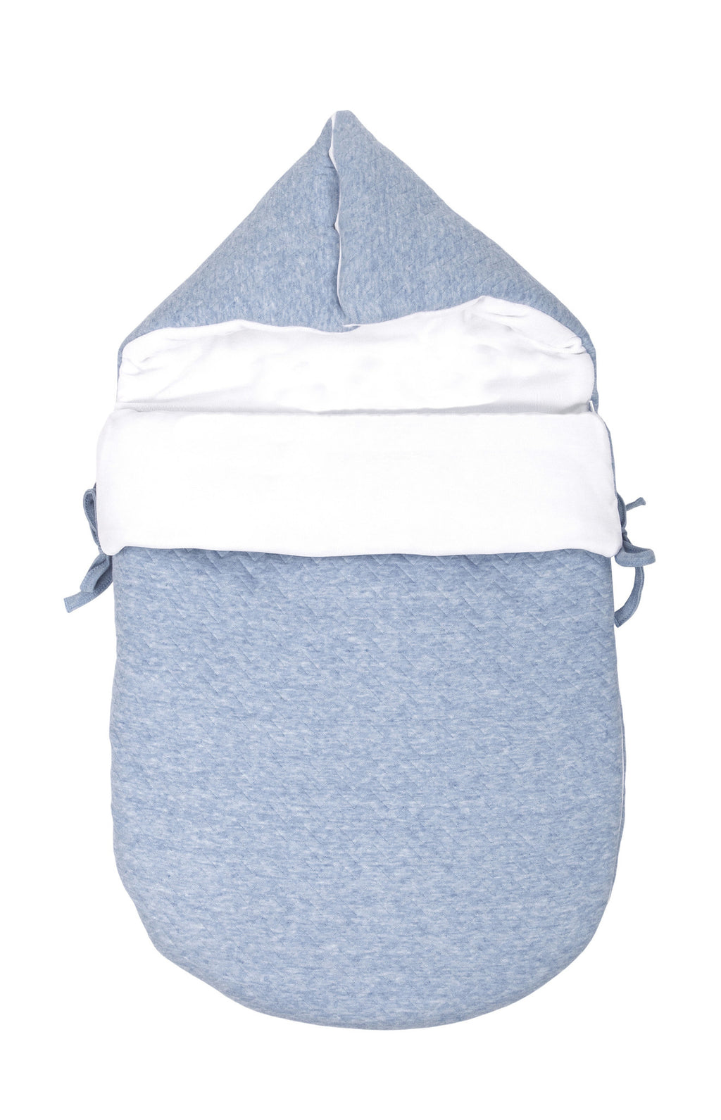 Voetenzak Chevron Denim Blue