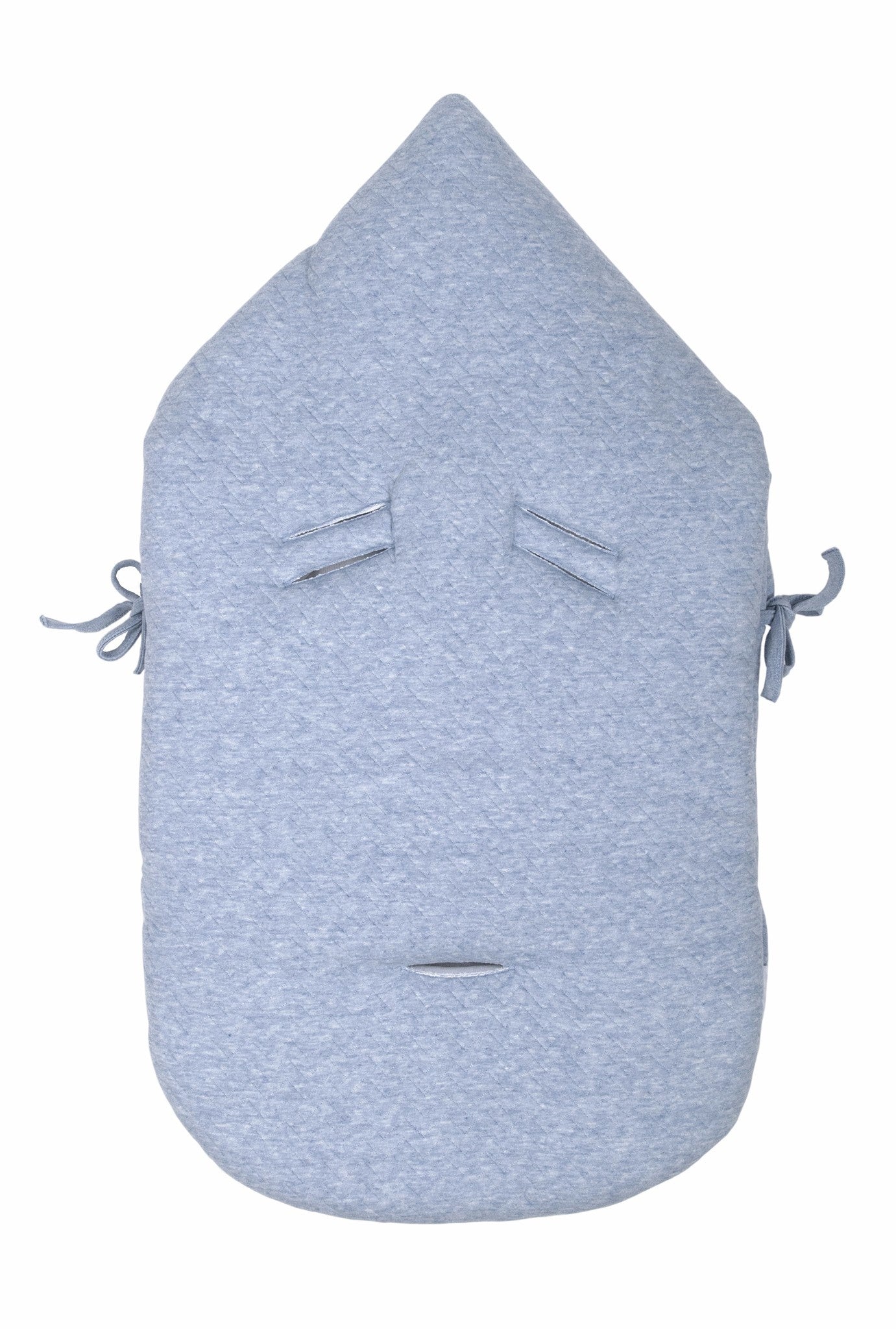 Voetenzak Chevron Denim Blue