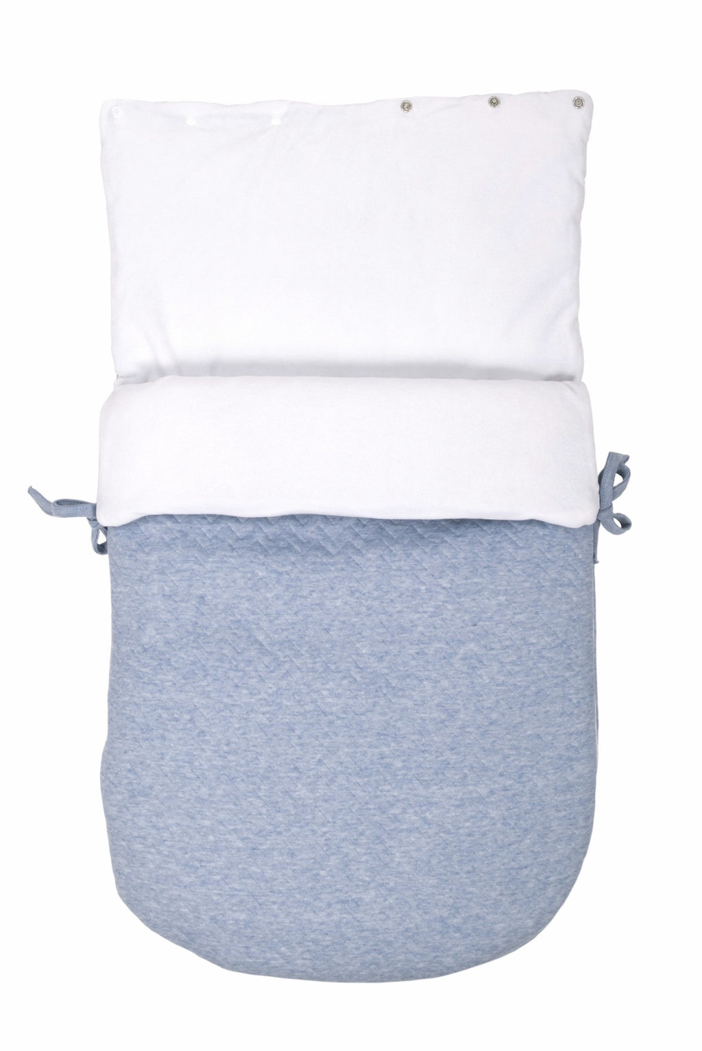 Voetenzak Chevron Denim Blue