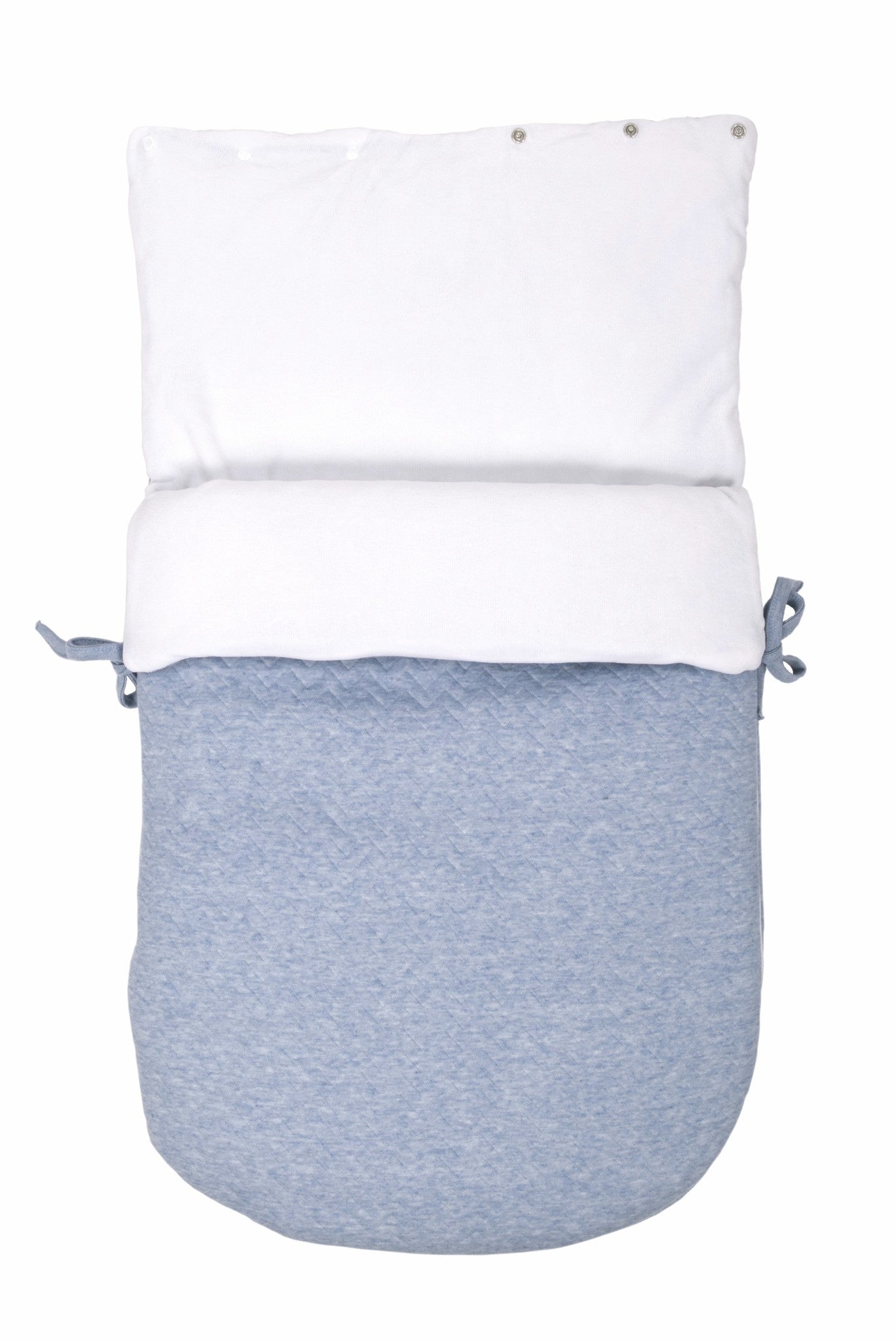 Voetenzak Chevron Denim Blue