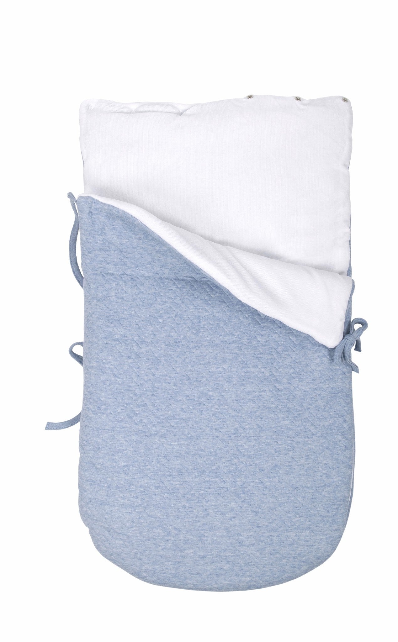 Voetenzak Chevron Denim Blue