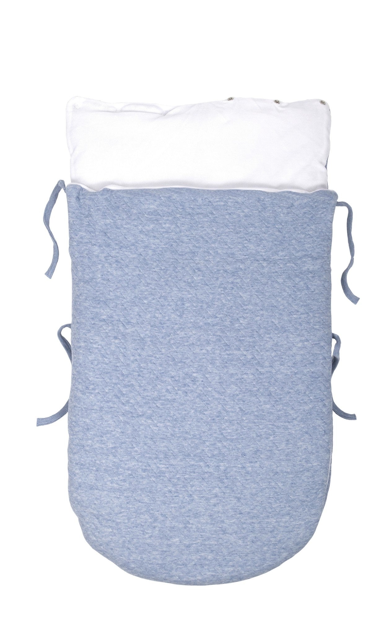 Voetenzak Chevron Denim Blue