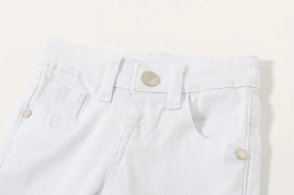 Witte jeans met 5 zakken