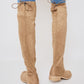 Boots high beige