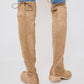 Boots high beige