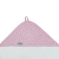 Bathcape 75x75cm Waffel roze