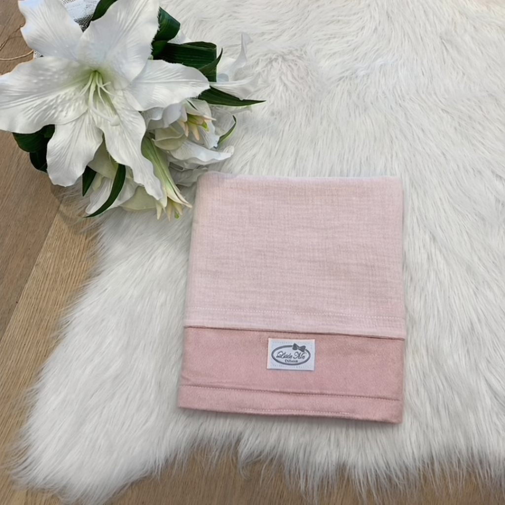 Soft Suéde Zomerdekentje met naam | Gepersonaliseerde | Vintage Rose