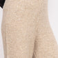 Plain oversized trousers beige