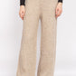 Plain oversized trousers beige
