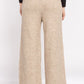 Plain oversized trousers beige