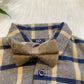 Body hemd beige/blauw