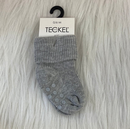 Kousjes basic grijs antislip