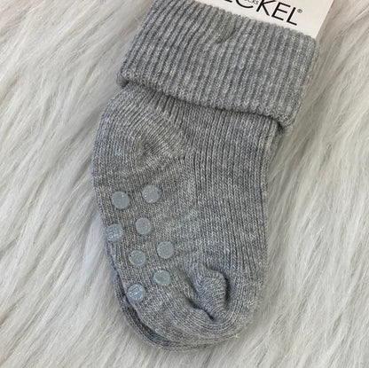 Kousjes basic grijs antislip