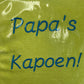 Verzorgingshoes groen papa’s kapoen!