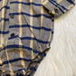 Body hemd beige/blauw