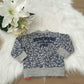 Cardigan light grey koraal