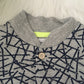 Cardigan light grey neon
