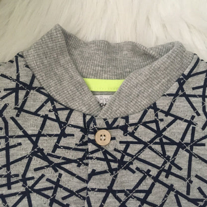 Cardigan light grey neon