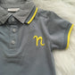 Smart boy polo blue gris