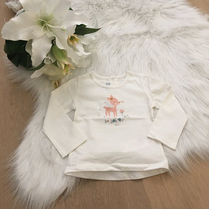 T-shirt Ecru Bambi