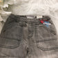 Grey denim trousers