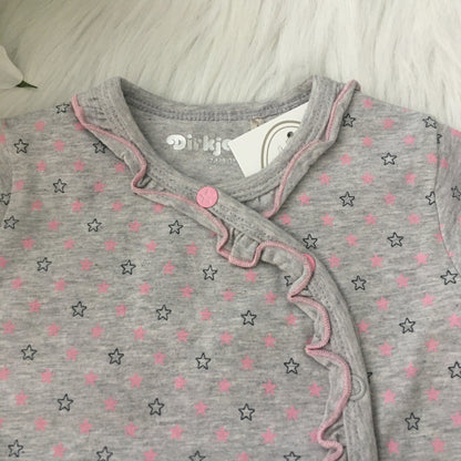 Hello funny bunny tshirt l.s. stars