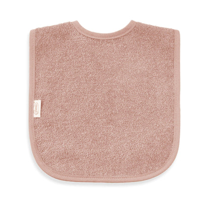 Slab met naam | Gepersonaliseerde baby slab katoen | Vintage Rose